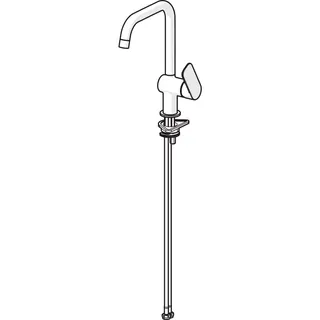 EHM Küchenarm. HANSABASIC 5556 Ausld. 200 mm DN15 chr – Bild 3