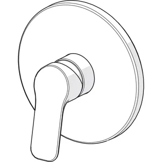 EHM FM-Set f. Brausebatt. HANSABASIC 8056 Ros. rund chr – Bild 2