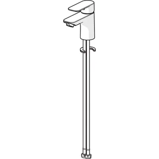 EHM Waschtisch-Batt. HANSABASIC 5542 Ausld. 101 mm DN15 chr – Bild 2