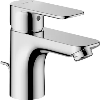 EHM Waschtisch-Batt. HANSABASIC 5540 Zugst.Ablgarn. Ausld. 101 mm DN15 chr – Bild 1