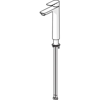 EHM Waschtischarmaturen hoch HANSABASIC 5547 Ausld. 150 mm DN15 chr – Bild 2