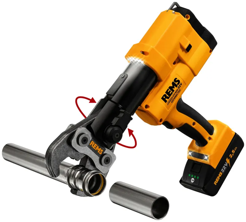 REMS Akku-Press 22V Connected Basic-Pack L-Boxx