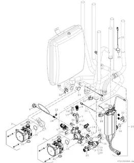 BOSCH Luft/Wasser-Wärmepumpe Compress CS5800iAW 12 MB, Inneneinh. mit Puffer – Bild 2