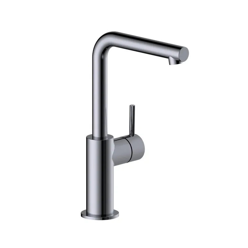 SIRO Waschtisch-Einlochbatterie L-Size Griff seitl. ohne Ablauf Chrom