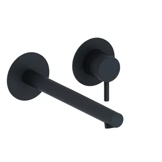 SIRO GREY Waschtisch-Wandbatterie Farbset 240mm Grau matt