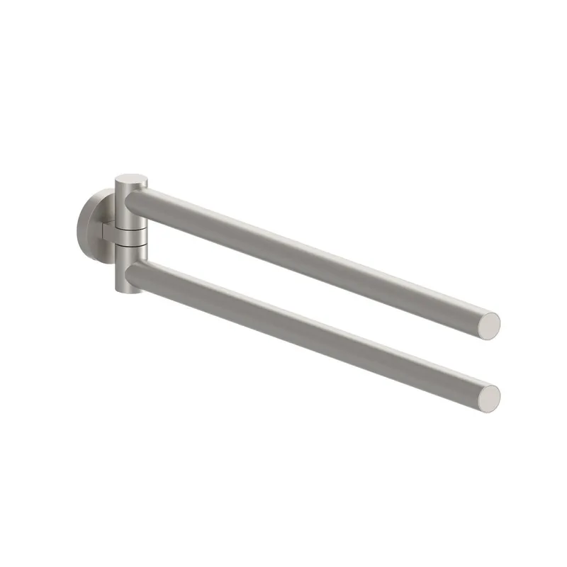 LIVING Handtuchhalter 340mm zweiteilig Edelstahlfinish