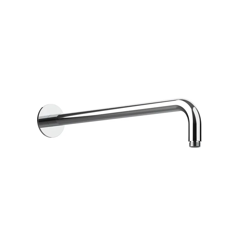 LIVING SPA Wandarm 420mm 70 rund gewinkelt Chrom