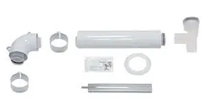 VA Basis-Anschluss-Set, 60/100 PP für Überdruckgassystem DN 100