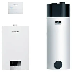 Vaillant Paket 1.677/2 ecoTEC plus VC 10CS/1-5, aroSTOR VWL BM 200/5, VRC 710