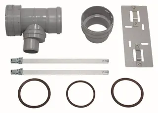 Vaillant Paket 1.616/3 Mehrfachbel. 4er VCW 206/7-2 E, VRT 350, Abgasleitung – Bild 3