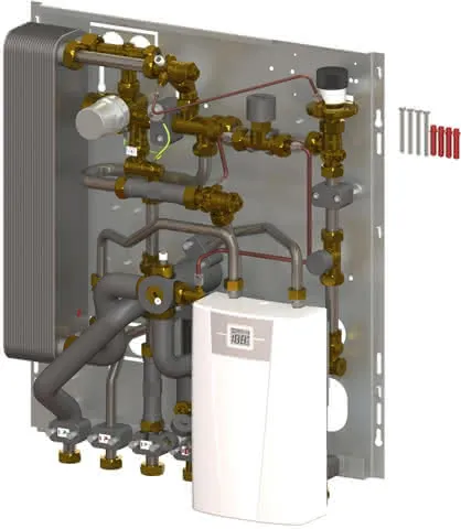 Uponor Combi Port M-Hybrid Station HP 400V 10 St 21H3 EB DH BP HA FR
