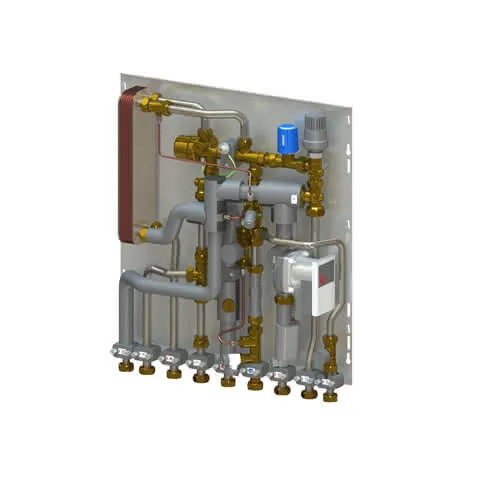 Uponor Combi Port M-Pro Wohnungsstation UFH 15 St BP DT MS UL SS ZA 2C