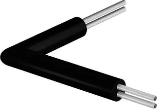 Uponor Ecoflex Hauseinführungsbogen Twin 2x32x2,9/140