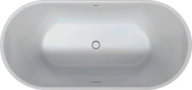 Duravit DuraSenja Badewanne Freisteh,Oval,Weiß,Acryl 1500x750x585,RS 2,incl.FG u.AÜL-Garn.