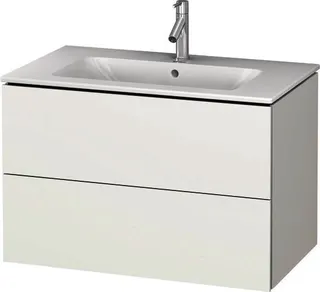 Duravit L-Cube WTU wh 820x481x550mm, 2SK tip-on, f. 1 ME by Starck Waschtisch Mi SAS, ws