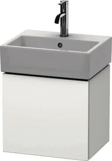 Duravit L-Cube WTU wh, 434x341x400mm, Tü. 1 Re., f. 1WT Mi., ws smt, f. Vero Air Waschtisch