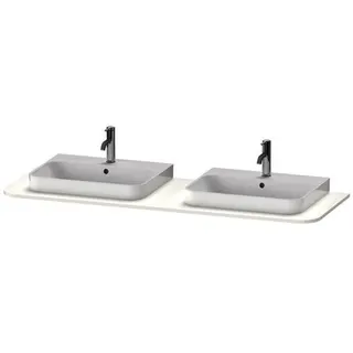 DU Konsole HappyD.2Plus, 2 Ausschnitte 16x1600x550mm, weiß supermatt