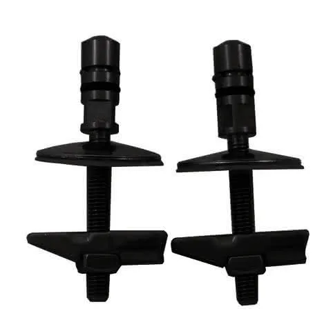 Duravit Scharnier-Set für WC-Sitz mit/ohne Absenkautomatik, Edelstahl, 0061761000