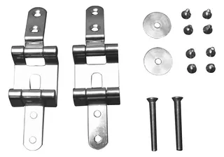DU Scharnierpaar für WC-Sitz Chrom 006520, 006430