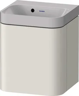 DU HappyD2+ c-shaped wandhängend, 400x360x480mm, m. Überlauf u. HLB, Weiß