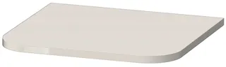 DU Abdeckplatte für HHS HappyD2+ 16x403x364mm, Steingrau Seidenmatt