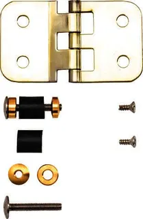 Duravit Scharnier-Set für Urinaldeckel ohne Absenkautomatik, chrom, 0063041000