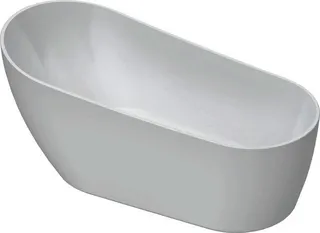 Duravit Badewanne Freistehend DuraFaro Acryl 800x1800 x730 mm, Oval, weiß – Bild 3