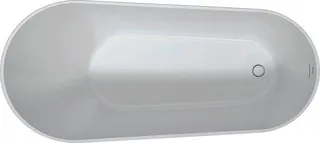 Duravit Badewanne Freistehend DuraFaro Acryl 800x1800 x730 mm, Oval, weiß – Bild 2