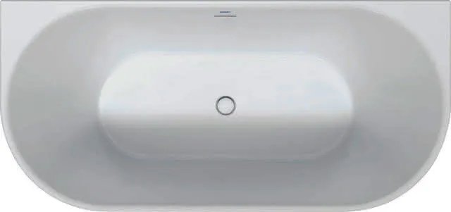 Duravit DuraSenja Badewanne Vorwand,Oval,Weiß,Acryl 1700x800x585 RS 2,incl.FG u.AÜL-Garn.