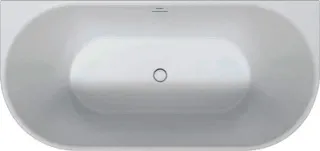 Duravit DuraSenja Badewanne Vorwand,Oval,Weiß,Acryl 1700x800x585 RS 2,incl.FG u.AÜL-Garn.