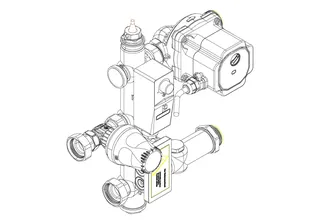 strawa FBR-Regelgruppe 130/6 mit Pumpe TacoFlow2 15-60/130W – Bild 3