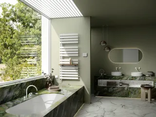 Kermi Credo Half flat-E,1400x600x37 max.P800,RAL9016,WRX RAL9003/WEI,li,SKI – Bild 5