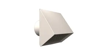 Kermi x-well Wetterschutzgitter NW 180, Aluminium, weiß RAL 9016 – Bild 2