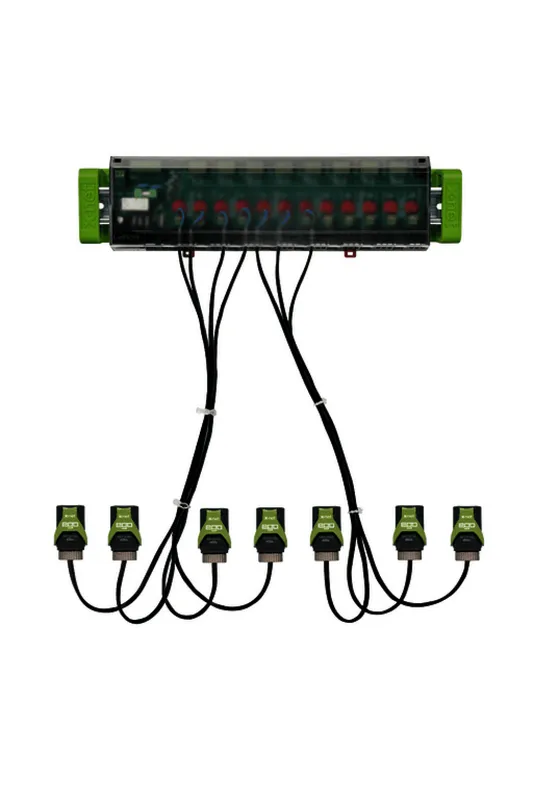 Kermi x-net ready line EGO plus 12 fertig verdrahtet, für zwölf Heizkreise