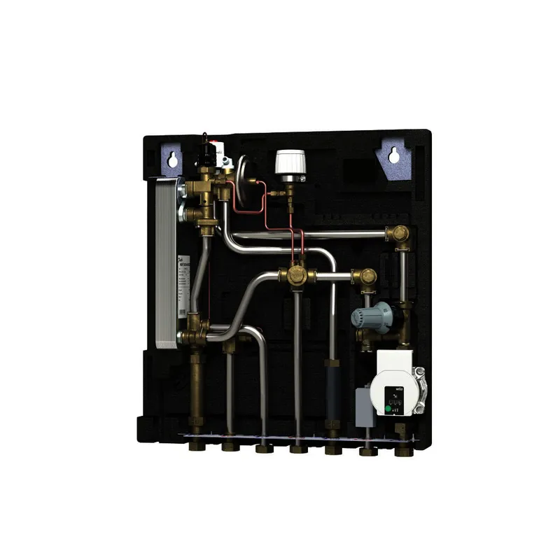 Kermi x-net Wohnungsstation S 37 gem. Heizkörper FBH-Heizkreis gemischt + Heizkörper ungemischt