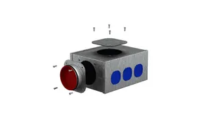 Kermi x-well Verteiler VMR2, rund NW125, 8-fach – Bild 3