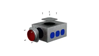Kermi x-well Verteiler VMR2, rund NW125, 8-fach – Bild 4