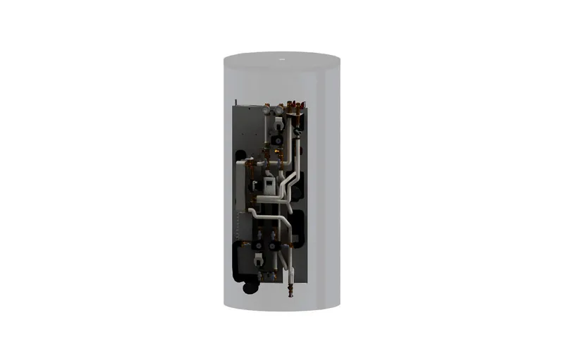 Kermi Hydromodul pro mit Regelung, FriWa Wärmeübertrager Sts, Heizkreis gem 6m