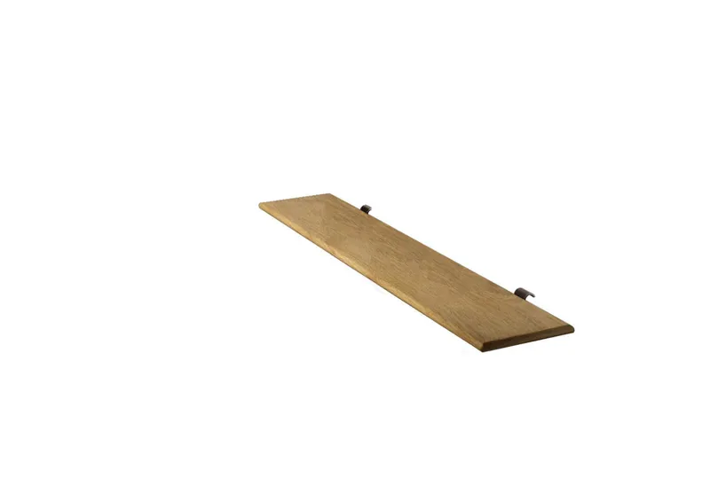 Kermi Credo Half flat Handtuchablage Länge 600 mm, Eiche hell und geölt