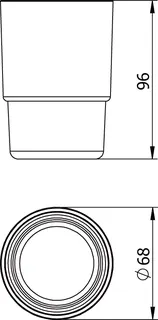 sanibel 1001-Glas A23 aus Kristallglas satiniert – Bild 2