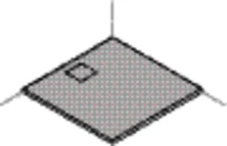 Duschwanne 1200/1000 Ablf. schmale Seite design4YOU anthrazit matt – Bild 2