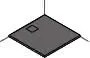 Duschwanne 1200/1000 Ablf. schmale Seite design4YOU anthrazit matt – Bild 3