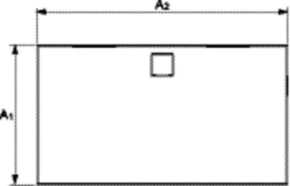 Duschwanne 1400/800 Ablauf schmale Seite design4YOU weiß matt – Bild 4