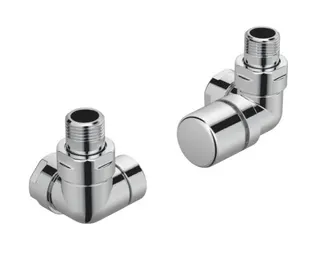 Zehnder Zubehör Ventilkörper Set E M30x1,5, Winkeleckform rechts, weiß