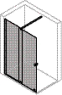 Walk-In GT Select+Wandprofil ESG design4YOU 3.0 160/li H2000schwarz matt – Bild 3
