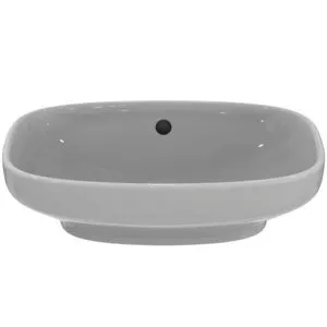 Ideal Standard Schale i.life B ohne Hahnloch mit Überlauf 450x370x120mm Weiß – Bild 3