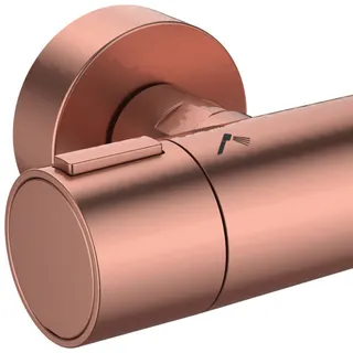 Ideal Standard Duschsystem CerathermAlu+ m.Brauseth. 2 Ablagen, 2F-HB und 2F-Kopfbrause Rose – Bild 4