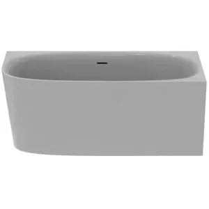 Ideal Standard D-Form-Badewanne DEA f.Wandanbindung, rechts, m.Ablauf 1500x750x610mm Weiß