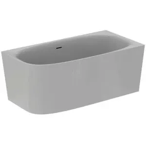 Ideal Standard D-Form-Badewanne DEA f.Wandanbindung, rechts, m.Ablauf 1500x750x610mm Weiß – Bild 2