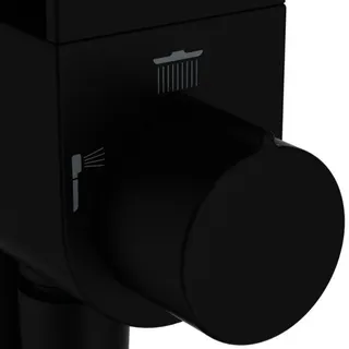 Ideal Standard Duschsystem Ceratwist Alu+ o.Arm., m.2 Ablagen,2F-HB u.2F-KB Silk Black – Bild 3